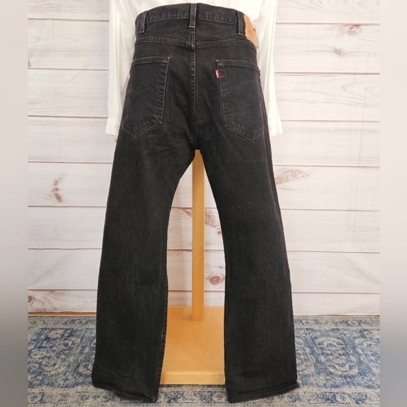 Levi's 501 Original Fit Jean in All Nighter Black Men's Size 40 x 30 - Picture 5 of 13